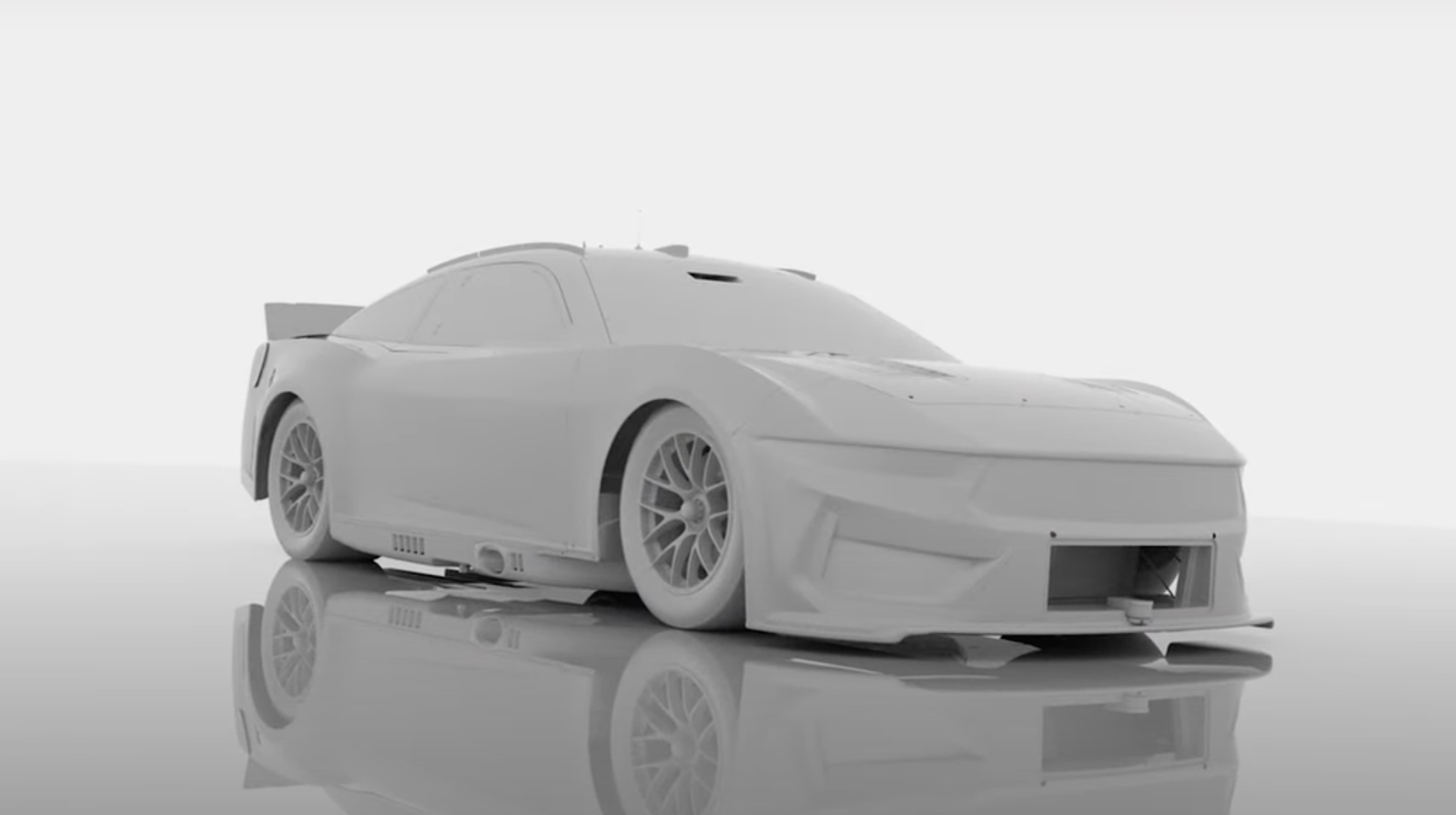 NASCAR ’25 in-development car model